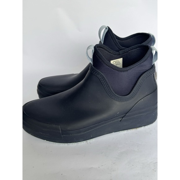 L L Bean Women's 10 Navy Wellies - Picture 1 of 6